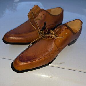 Kids Dress Shoes - Brown Oxford Style - Euro Size 35 - ABI Brothers USA - New